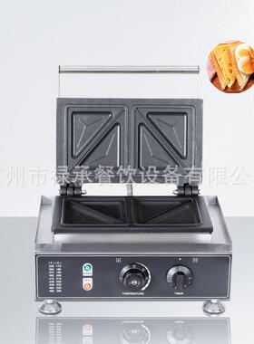 商用三文治机方形三角形三明治机电热吐司机早餐面包热压三明治机