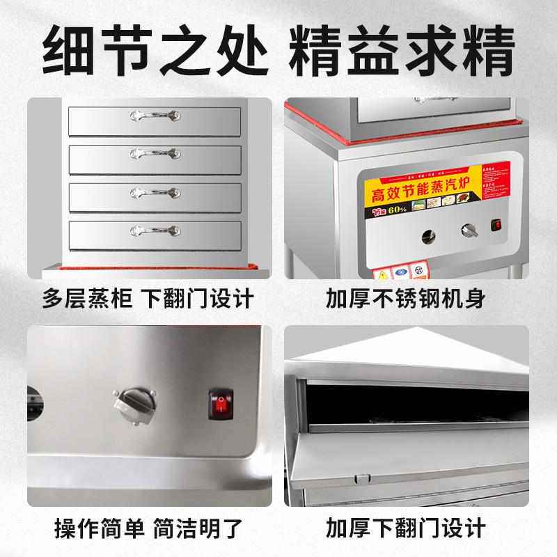 凉皮机商用凉皮蒸箱全自动家用燃气小型蒸米皮机圆形仿手工面皮机