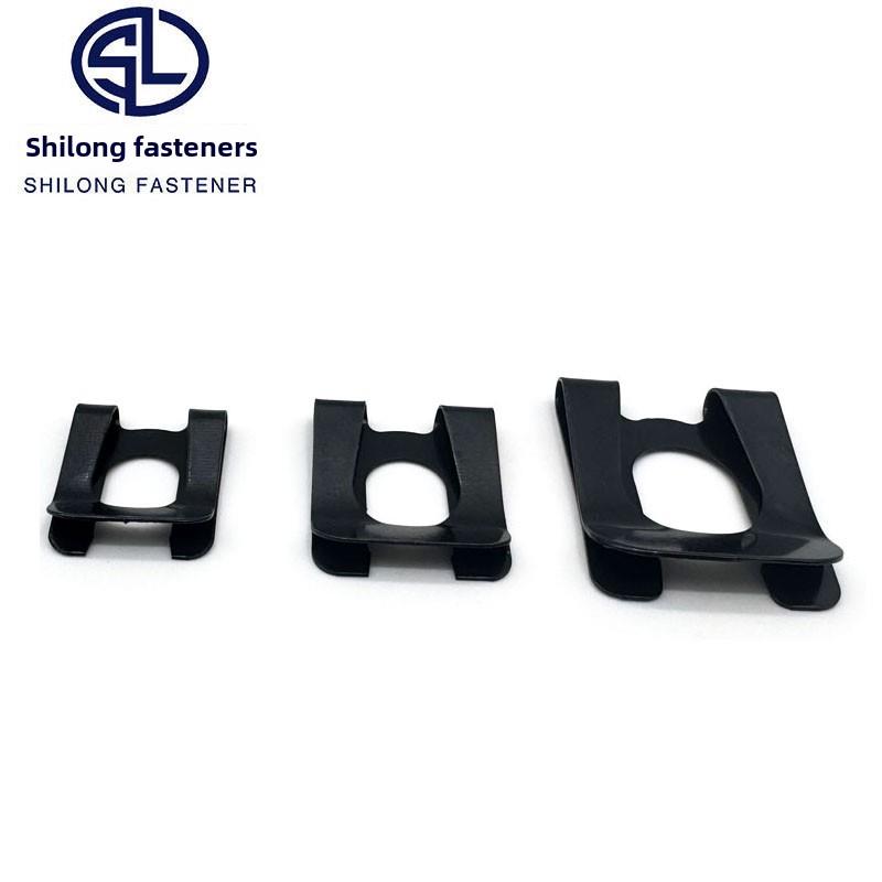 Xdk防松卡u型卡扣Qc889A型轴扣环包头弹性卡扣65锰钢Dk卡扣M6