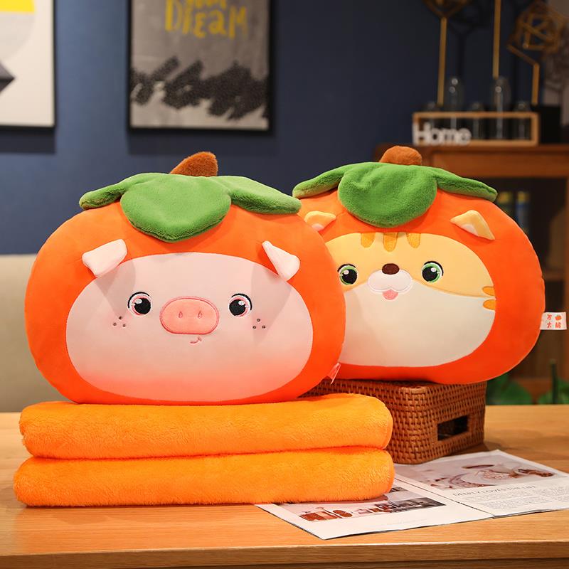 抱枕毯两用办公室汽车靠枕可折叠多功能靠垫车内空调被子宿舍抱枕