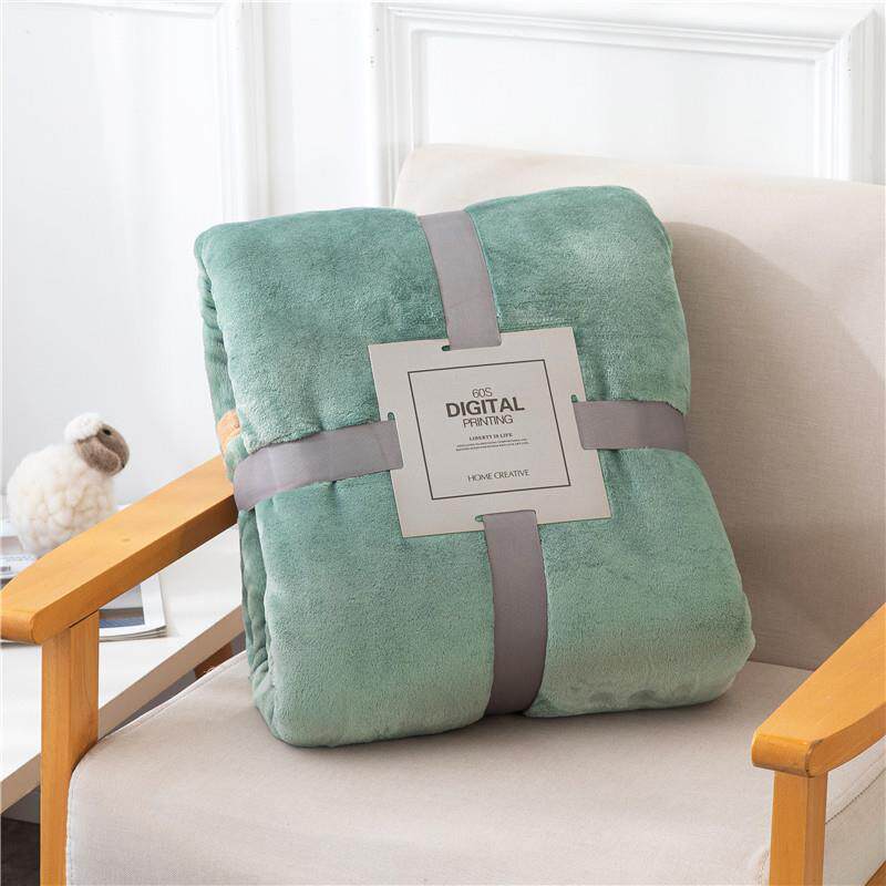 新款直销保暖珊瑚绒毯加厚法莱绒毛毯纯色绒毯秋冬季保暖跨境毯子