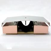 屋面铝合金建金缩属地筑缝面无品牌 变形不锈钢阳极氧化盖板伸缝