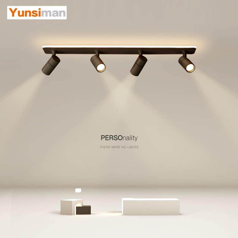 创意走廊走道灯客厅灯LED吸顶灯简约现代卧室灯明装射灯阳台灯具