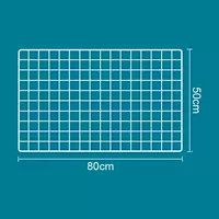 Светлая желтая белая сетка 80x50 см, l-large