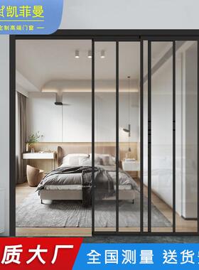 卫生间门窄边框PD门折叠推拉平开门厕所门厨房门平移铝合金阳台门