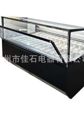 厂家新款 前掀门 24盘雪糕柜 110V gelato displays 冰淇淋展示柜