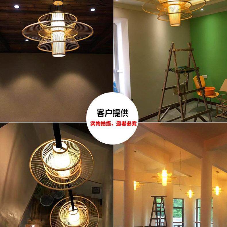 中竹艺灯罩艺术饭467店灯吊灯创意个性阳编台灯笼简约宫式灯民宿
