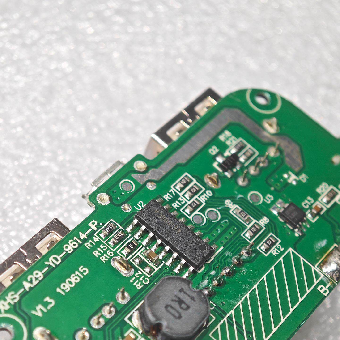 数显充电聚合物锂电池移动电源升压充放电一体模块5V2A双USB