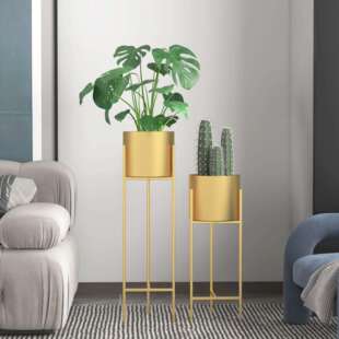 厂家直销拆装 客厅铁艺花架落地花盆绿萝金属架 直墙架北欧创意款