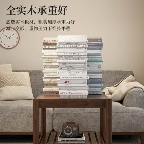 实木边几客厅家用沙发旁中式简现易小方桌BJ016407小户代型阳简约