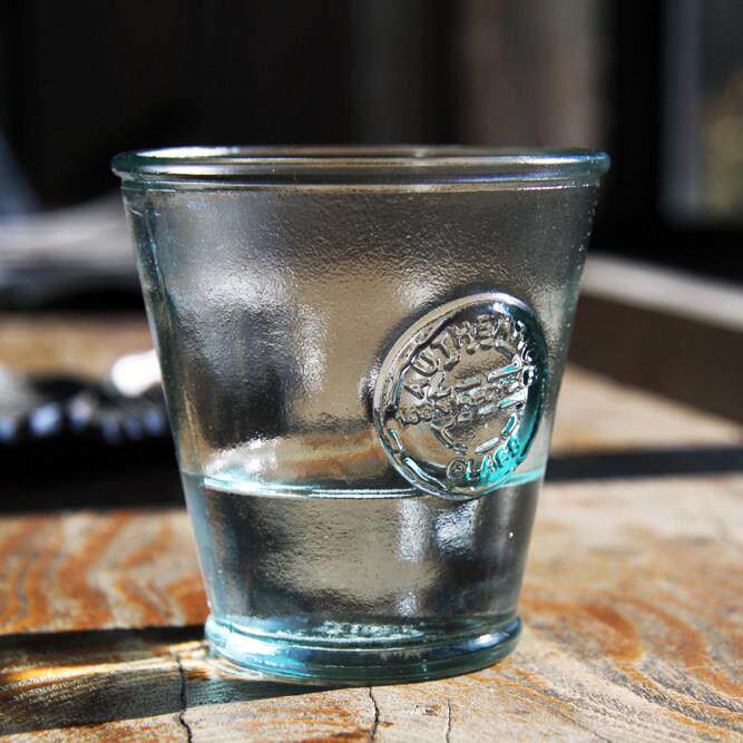 稻谷藏库 西班牙进口San Miguel 水杯手工玻璃牛奶杯 异型啤酒杯