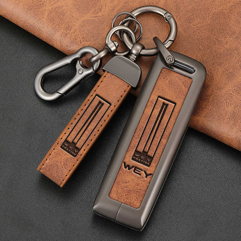 适用魏派VV6钥匙套长城VV5摩卡车VV7包WEY扣we新款金属钥匙壳改装