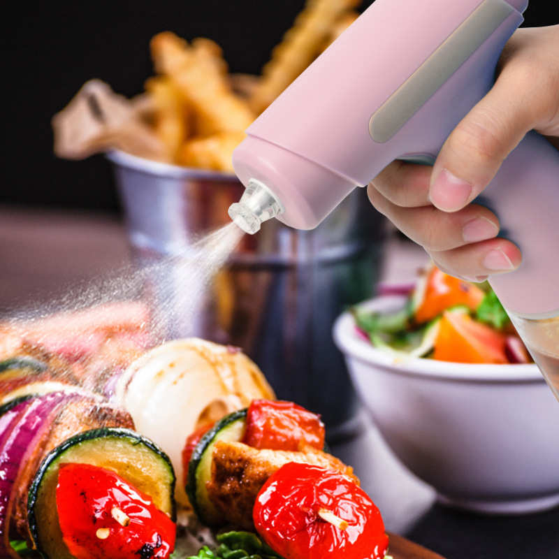 GS820家用厨房电动喷油壶 可调节式雾化喷头充电喷壶防滴漏喷油瓶