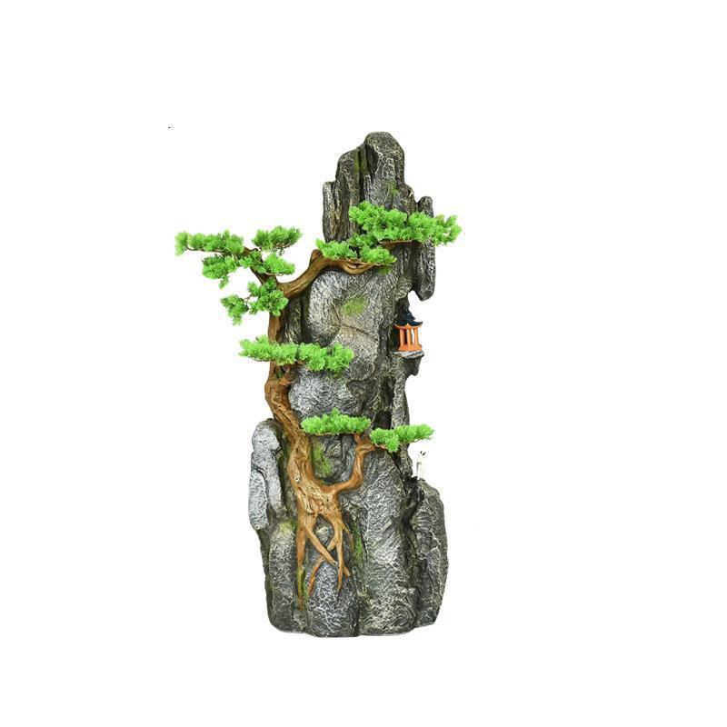 现代简约生活软装假山艺术造景摆件轻奢园林庭院阳台户外装饰布置