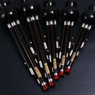 高档专业演型调红奏黑檀木葫芦丝C调乐器学生降b调成G调人F初学者