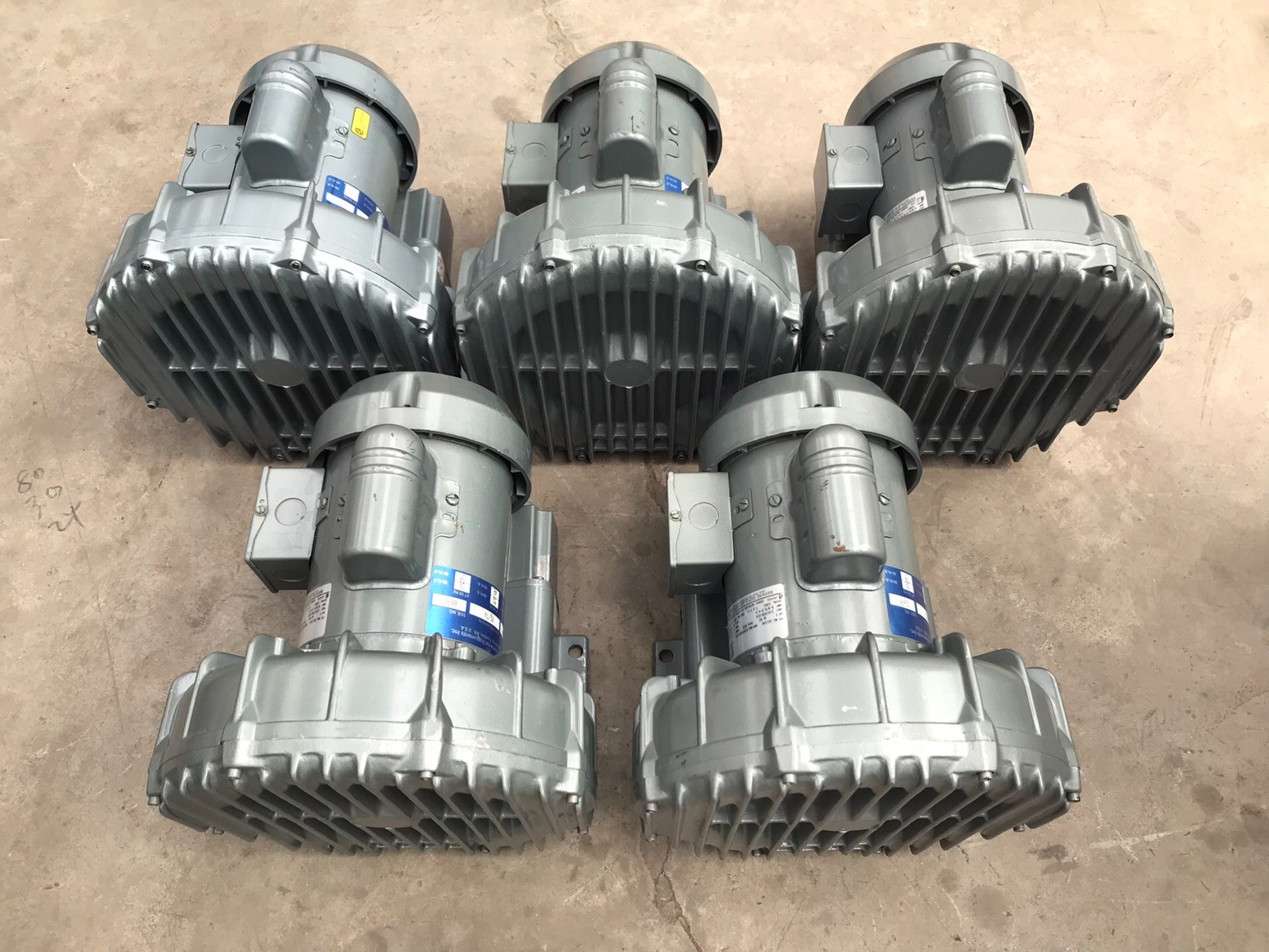 5台全新没有使用过的爱默生风泵风机，K55CXEWN，价格再