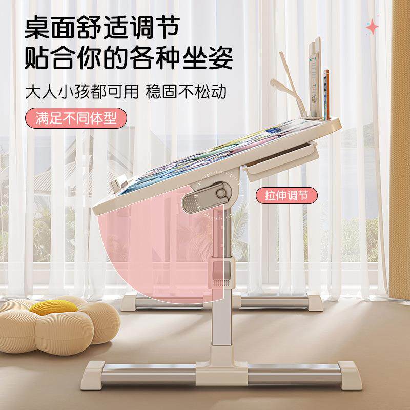 新款直销床上小桌子可升降电脑桌折叠学习桌学生宿舍懒人简易书桌