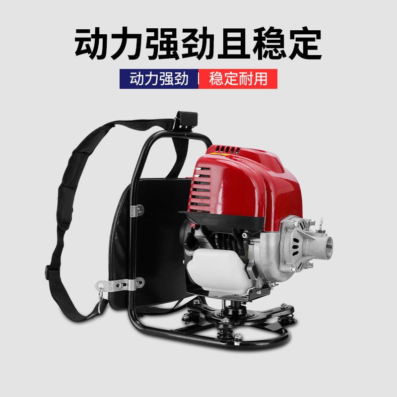 割草机汽油机背负式四冲程农用打锄草收割家用除草神器割灌机