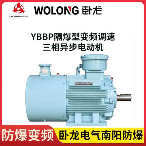 卧龙电气南阳防爆电机YBBP-200L-4 30W 380/660V变频DIBT4CT4