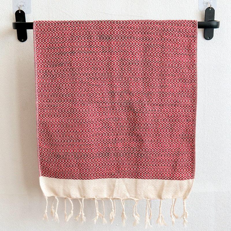 2 PACK 100*40cm Cotton Towel出口色织提花纯棉毛巾吸水多用巾