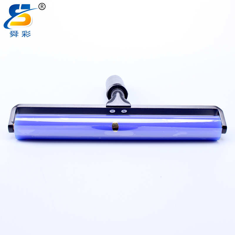 定制批发手动硅胶粘尘滚轮铝合金清洁粘尘滚轮4/6/8/10/12寸批发