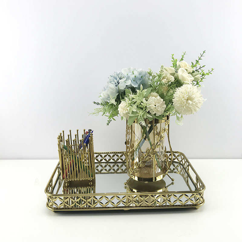 北欧轻奢玻璃花瓶客厅插花养殖花艺摆件网红电视柜餐桌家居软装