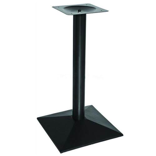 咖啡厅岩板黑桌腿奶茶店大理石西餐桌架不锈钢餐台脚金属铁底座