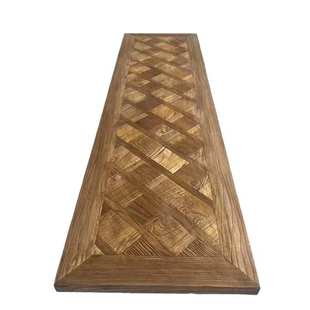 老榆木面板茶桌餐桌做旧风格 大板桌吧台餐桌飘窗板实木洽谈桌椅