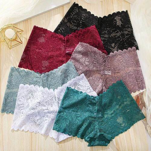 3PCS Underwear Women Sexy Lace Women Panties Seamless Hollow