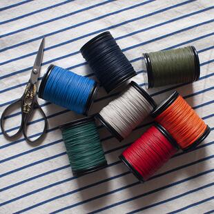 新0.5mm 手缝亚麻线圆蜡线 手工/手账/手作皮具MYJ Linen Thread
