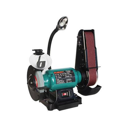 6寸砂轮砂带机台式磨刀机金属抛光打磨机木工小型磨铁除锈砂光机