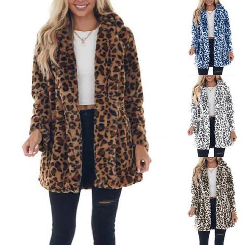 Women's clothing imitation pocket fur jacket