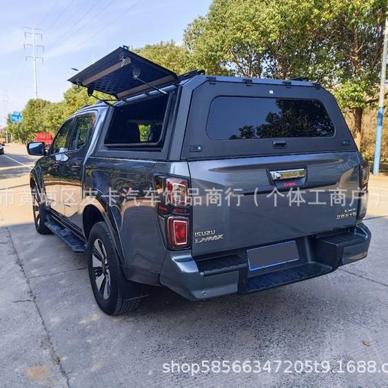 16-22款江西五十铃dmax2021改装瑞迈铃拓皮卡车后箱盖锰钢三开门