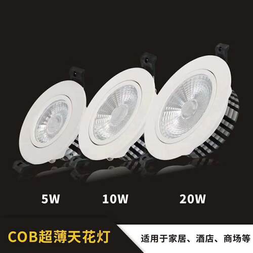 LED 5W 10W 20W天花射灯筒灯