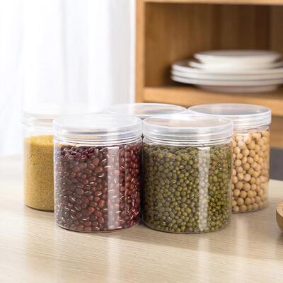 Airtight Extra Large Plastic Round Container with Lid for St
