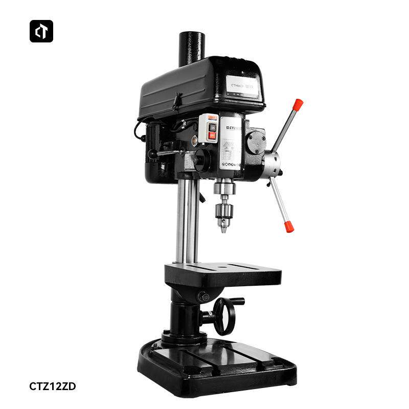 CTZ12ZD自主进刀台式钻床高精度工业级台钻小台钻小型钻孔机