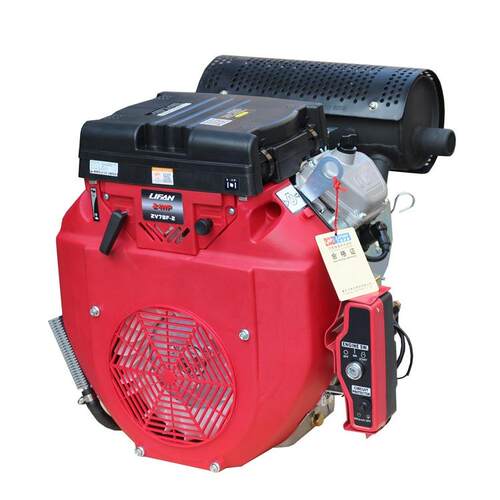 力帆22HP24马力双缸汽油机发动机2V78F高压清洗机2v80F27马力吸沙