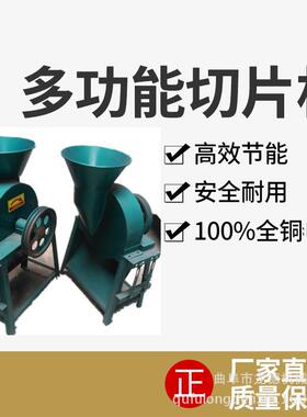 无花果山楂水青桔切片机小型电动离心式不锈钢切片机瓜果切丝机