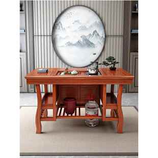 桌SQD椅组合茶台茶套具装一体代简茶约办现公家用实木功夫泡茶桌