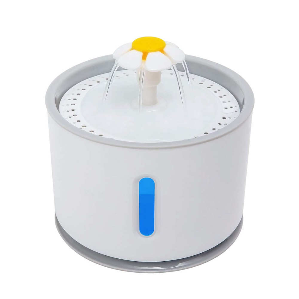 水器芯猫咪宠物饮.小花水头带2喂5l净化水器不锈钢饮水机滤水质出