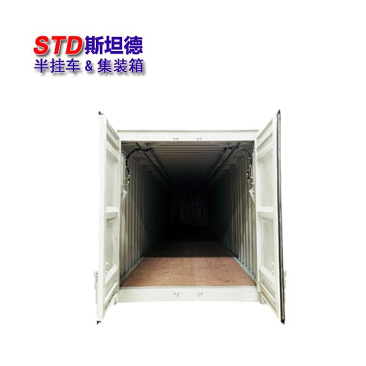 配液压系统与液压油缸可接车载电源40英尺侧面翼展集装箱