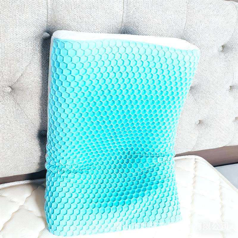 升级护颈椎释压记忆枕果胶枕头睡眠护枕芯家用慢回弹记忆海绵枕芯