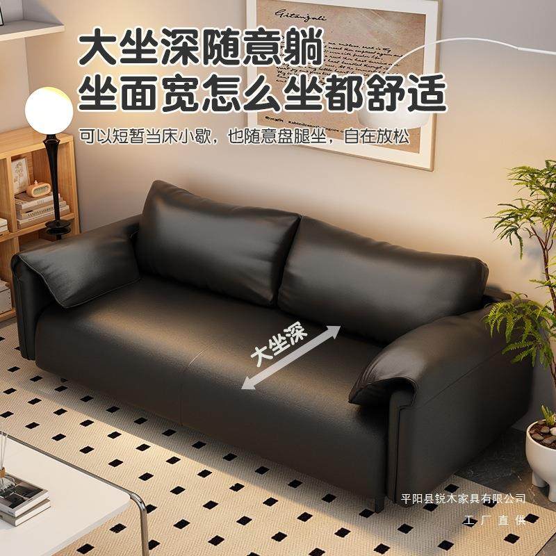 沙发客厅民宿公寓服装店出租房屋布艺沙发2025新款直排两三人沙发