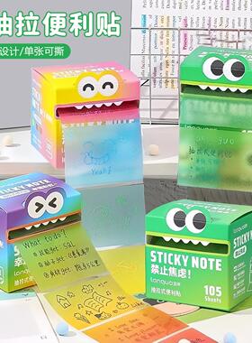 Dopamine-inspired retractable sticky notes that dry quickly,