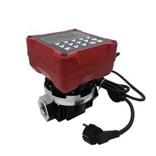 定量流量器汽油柴油流量表12V24V220V电子齿轮计量表1寸油表尿素