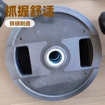 片飞用杠铃规格齐全用家铸铁片孔径片商铃抓健身房飞大手铃健身房