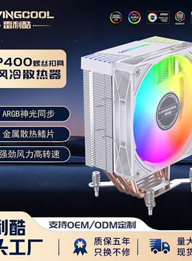 cpu散热器12CM塔式4铜管台式电脑rgb散热风扇超静音螺丝扣具4热管