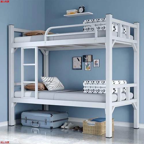 单人床成人上下铺床二层工地床学宿生见详情铁舍公寓上件下铁架一