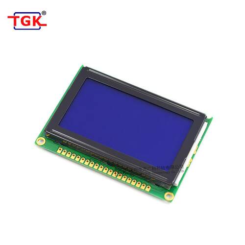 LCD12864液晶屏小尺寸75*52模块TM12864D-1兼容WG12864B,PG12864J