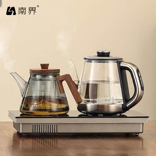 全自动上水电热泡茶炉茶台嵌入一体式烧水壶泡茶专用黑晶炉煮茶壶
